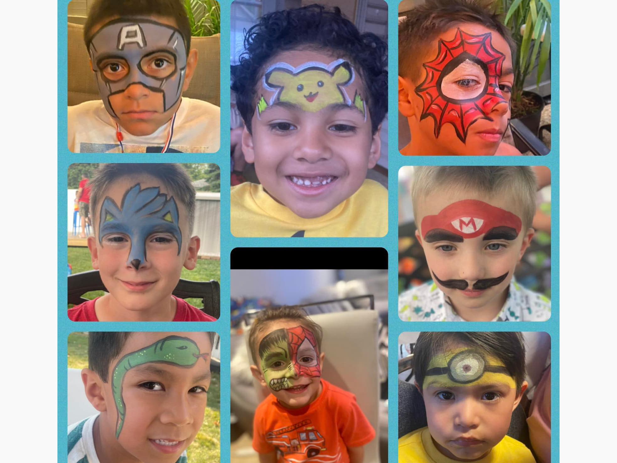 Face Painting — 2 Hours from Gia's Party Rental