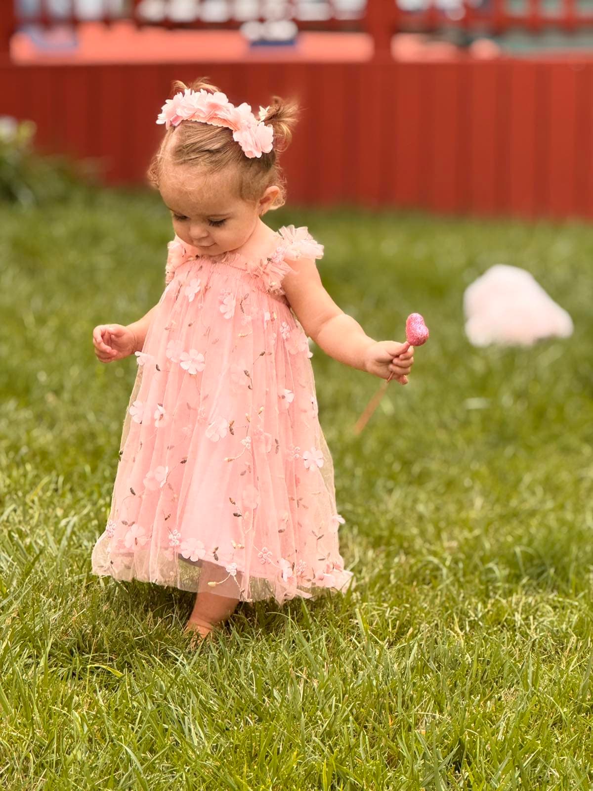 Baby/Toddler Tutu Little Princess Dress with Flower Headband from Gia's Party Rental